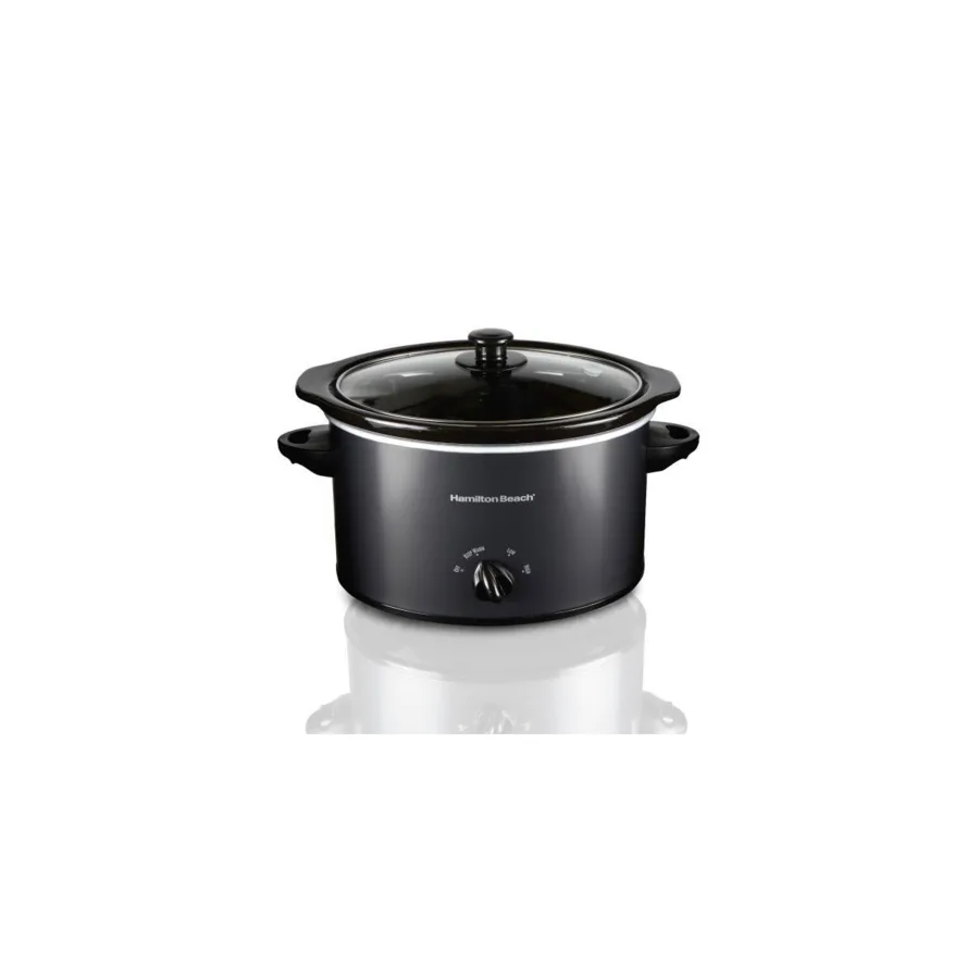 Hamilton Beach three-quart oval slow cooker for solo batch cooking