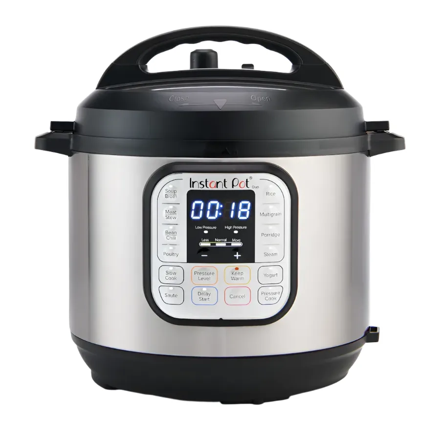 Instant Pot Duo six-quart stainless steel multicooker